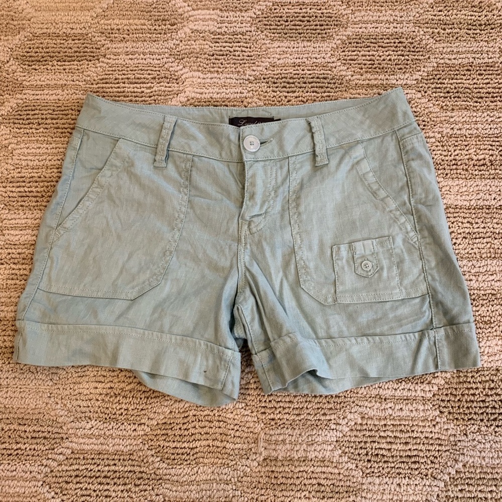 Level 99 Light Wash Denim Shorts